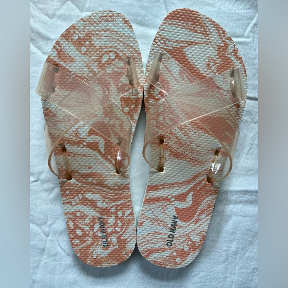 Womens Old Navy Slip On Sandals Size 10